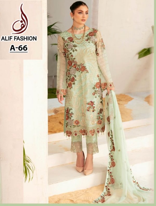 ALIF FASHION A 66 PAKISTANI SUITS MANUFACTURER