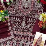 DEEPSY SUITS 1836 PAKISTANI VELVET SUITS