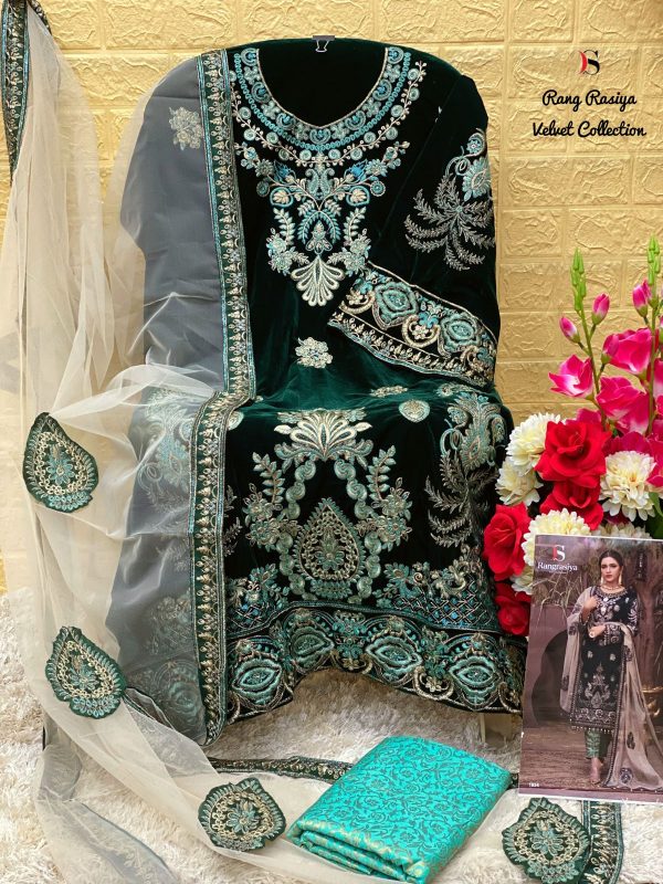 DEEPSY SUITS 1854 VELVET PAKISTANI SUITS IN INDIA