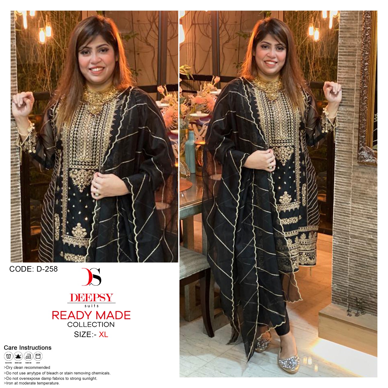 DEEPSY SUITS D 258 READYMADE PAKISTANI SUITS