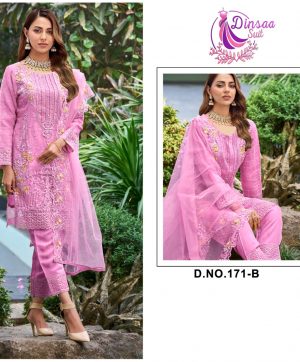 DINSAA SUIT 171 B PAKISTANI SUITS MANUFACTURER