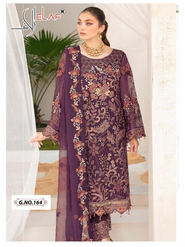 ELAF FASHION 164 PAKISTANI SUITS BY GALAXY FAB