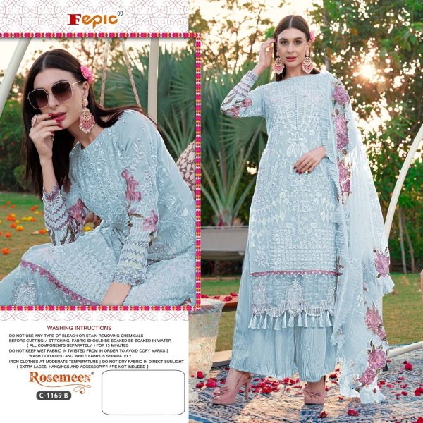 FEPIC C 1169 B ROSEMEEN PAKISTANI SUITS IN INDIA