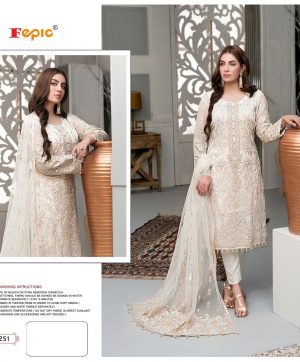 FEPIC C 1251 ROSEMEEN PAKISTANI SUITS MANUFACTURER