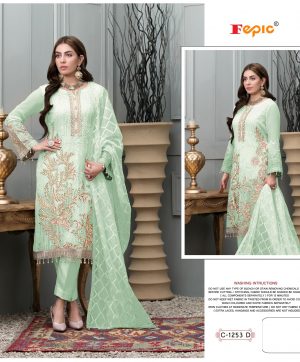 FEPIC C 1253 D ROSEMEEN PAKISTANI SUITS MANUFACTURER