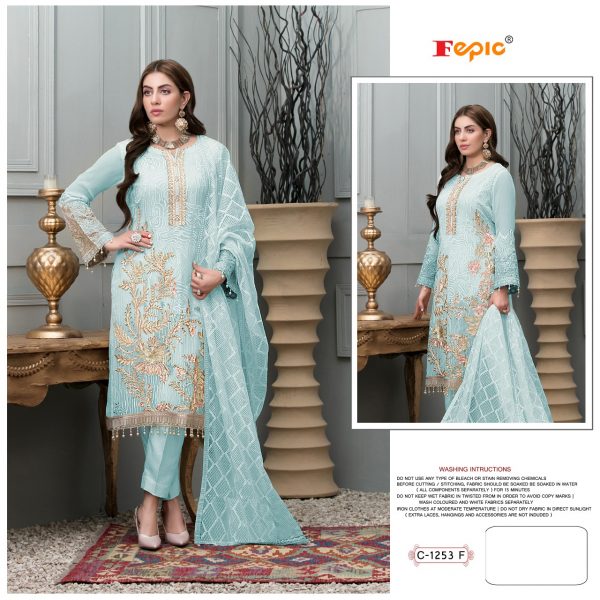 FEPIC C 1253 F ROSEMEEN PAKISTANI SUITS MANUFACTURER