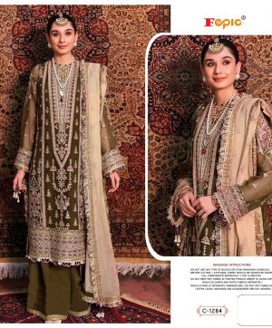 FEPIC C 1284 ROSEMEEN PAKISTANI SUITS IN INDIA