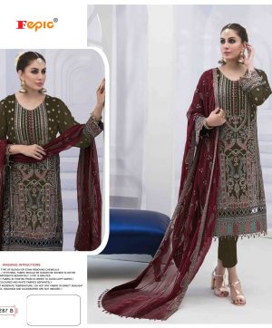 FEPIC C 1287 B ROSEMEEN PAKISTANI SUITS IN INDIA