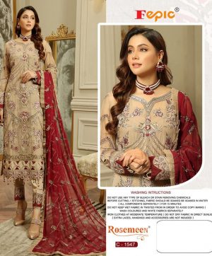 FEPIC C 1547 ROSEMEEN PAKISTANI SUITS IN INDIA