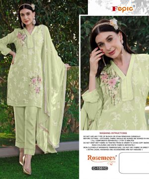 FEPIC D 1561 C ROSEMEEN PAKISTANI SUITS IN INDIA