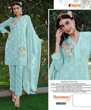 FEPIC D 1561 D ROSEMEEN PAKISTANI SUITS IN INDIA