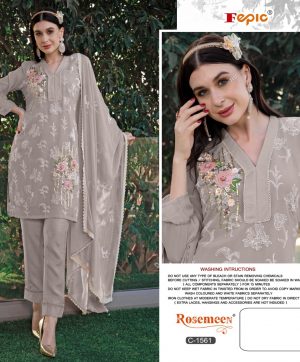 FEPIC D 1561 ROSEMEEN PAKISTANI SUITS IN INDIA