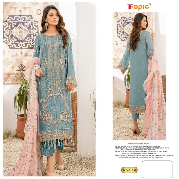 FEPIC D 5237 A ROSEMEEN PAKISTANI SUITS IN INDIA