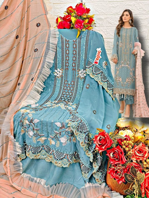 FEPIC D 5237 A ROSEMEEN PAKISTANI SUITS IN INDIA