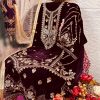 FEPIC D 5244 B ROSEMEEN VELVET PAKISTANI SUITS