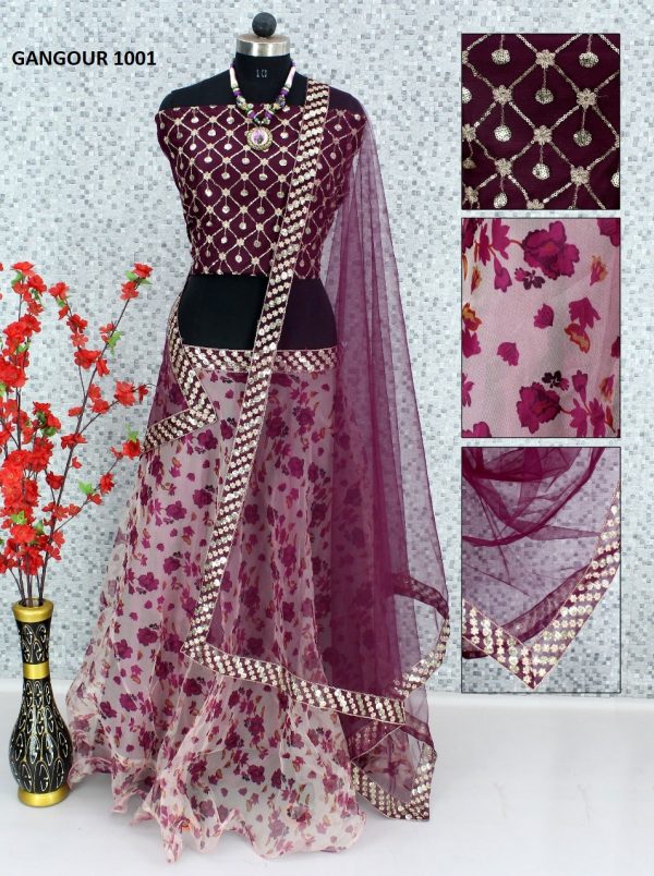 GANGOUR 1001 LEHENGA MANUFACTURER