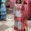 HK 1504 A READYMADE TOP SHARARA WHOLESALE