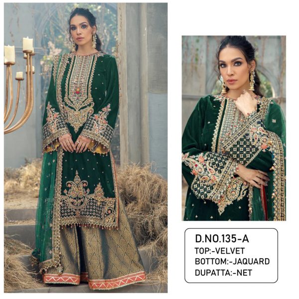 KALEESHA FAB 135 A PAKISTANI SUITS MANUFACTURER