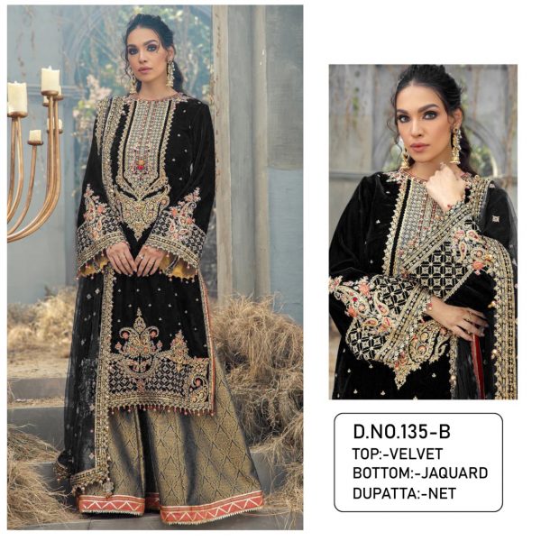 KALEESHA FAB 135 B PAKISTANI SUITS MANUFACTURER