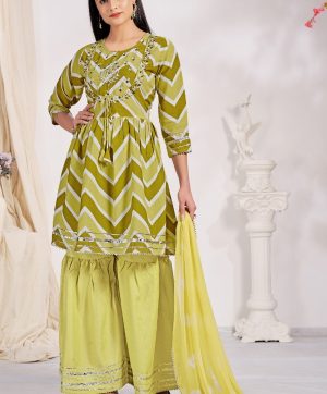 KURTI WITH SHARARA DUPATTA LIBAAS CINDERALLA