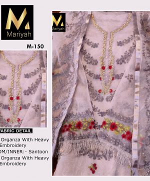 MARIYAH DESIGNER M 150 PAKISTANI SUITS MANUFACTURER