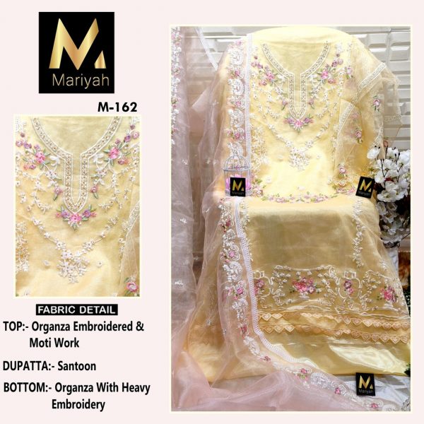 MARIYAH DESIGNER M 162 PAKISTANI SUITS MANUFACTURER