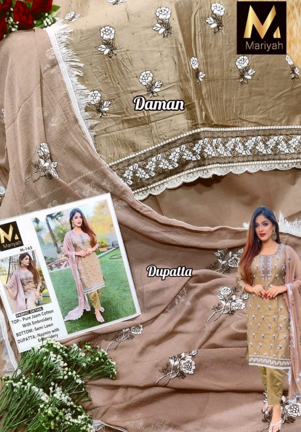 MARIYAH DESIGNER M 165 PAKISTANI SUITS IN INDIA