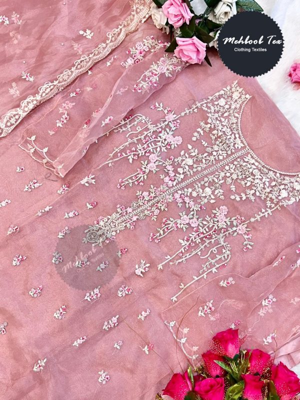 MEHBOOB TEX 7773 MAGIC PINK PAKISTANI SUITS