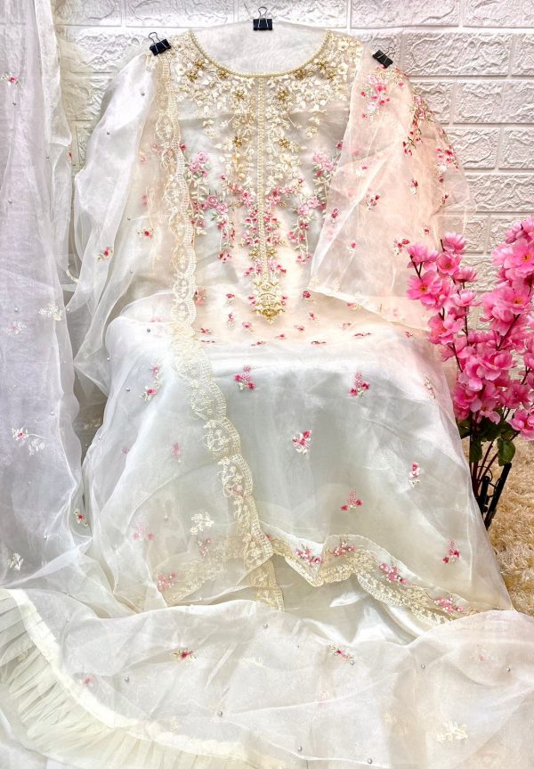 MEHBOOB TEX 7773 MAGIC WHITE PAKISTANI SUITS