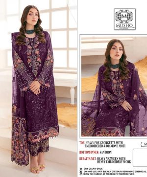 MUSHQ M 181 B PAKISTANI SUITS IN INDIA