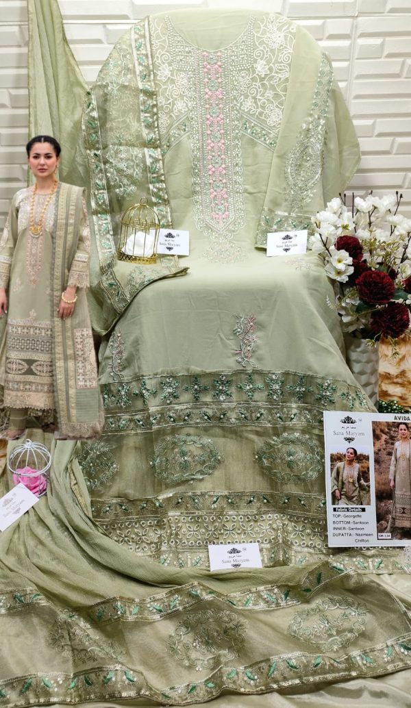 SANA MARYAM SM 134 AVIDA PAKISTANI SUITS