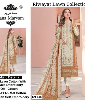 SANA MARYAM SM 135 PAKISTANI SUITS IN INDIA