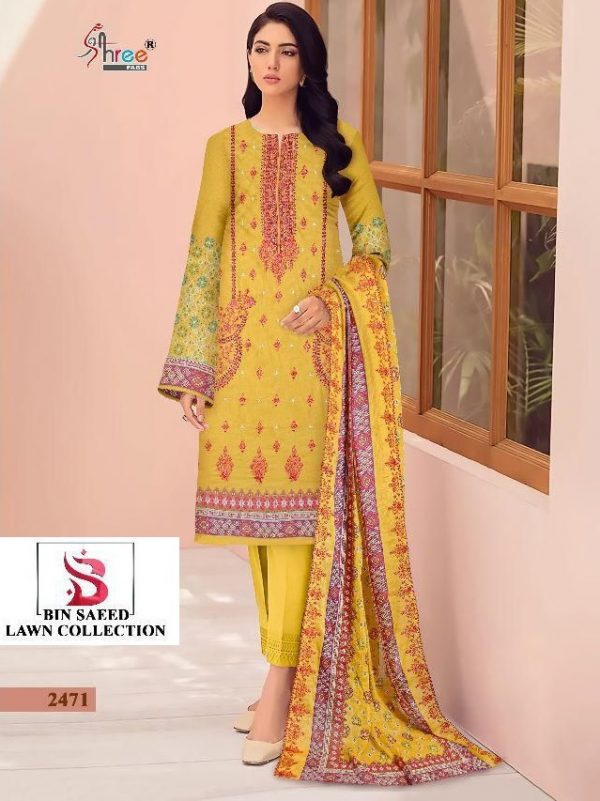 SHREE FABS 2471 BIN SAEED PAKISTANI SUITS