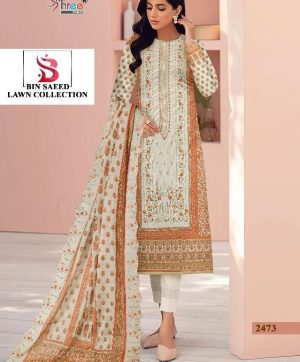 SHREE FABS 2473 BIN SAEED PAKISTANI SUITS