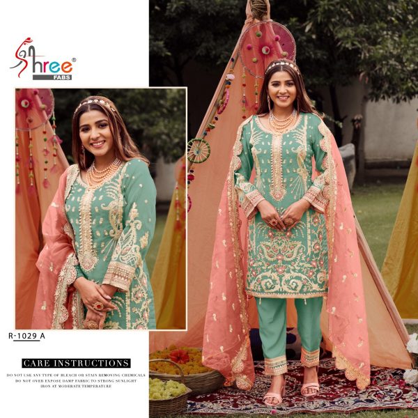 SHREE FABS R 1029 A READYMADE PAKISTANI SUITS