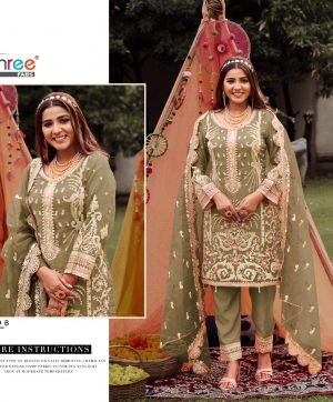 SHREE FABS R 1029 B READYMADE PAKISTANI SUITS