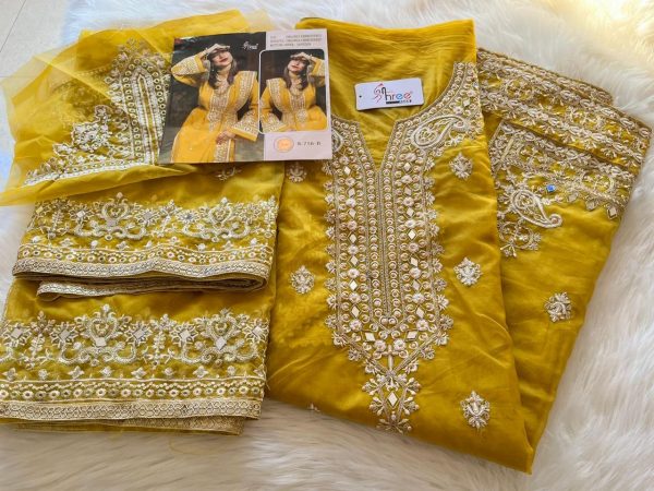 SHREE FABS S 716 B PAKISTANI SUITS MANUFACTURER