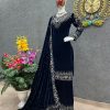 SHREE HARI SR 1477 C READYMADE VELVET SUITS