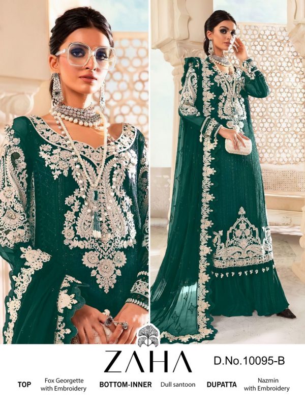 ZAHA 10095 B PAKISTANI SUITS MANUFACTURER