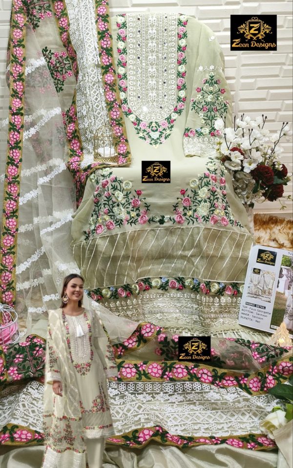 ZEEN DESIGNS ZD 118 PAKISTANI SUITS MANUFACTURER