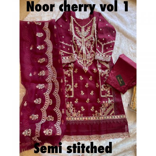 ZIAAZ DESIGNS NOOR CHERRY VOL 1 PAKISTANI SUITS