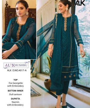 AL KHUSHBU 4017 A PAKISTANI SUITS WHOLESALER