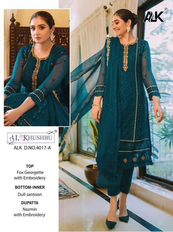 AL KHUSHBU 4017 A PAKISTANI SUITS WHOLESALER