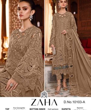 ZAHA 10103 A HABEEBA PAKISTANI SUITS WHOLESALER