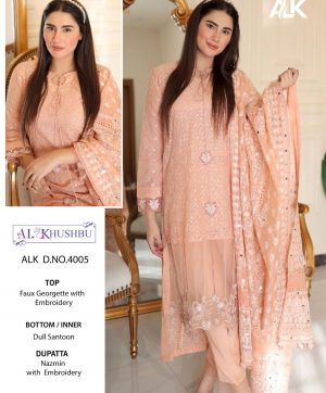 AL KHUSHBU ALK 4005 MISTY VOL 6 PAKISTANI SUITS