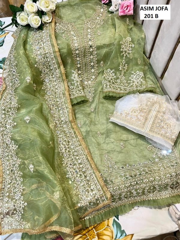 ASIM JOFA 201 B PAKISTANI SUITS IN INDIA