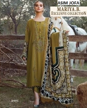 ASIM JOFA 2495 MARIA B PAKISTANI SUITS IN INDIA