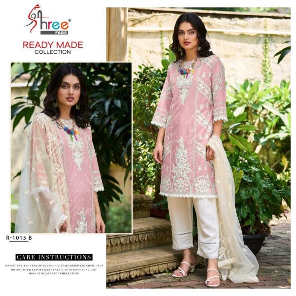 SHREE FABS R 1015 B PINK READYMADE TUNIC