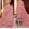 ZAHA 10103 B HABEEBA PAKISTANI SUITS WHOLESALER