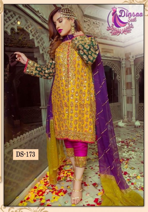 DINSAA SUIT DS 173 PAKISTANI SUITS IN INDIA